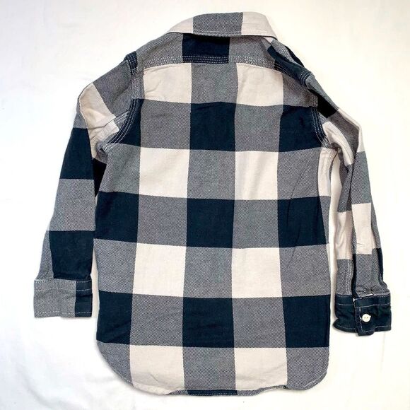 GAP Shacket Boy’s Small 6-7 Plaid Jacket Button Down Shirt Country Western Top - Picture 2 of 6